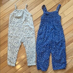 Kids Leopard Mini Grayson jumpsuit, Blue Old navy jumpsuit & Art class jumpsuit
